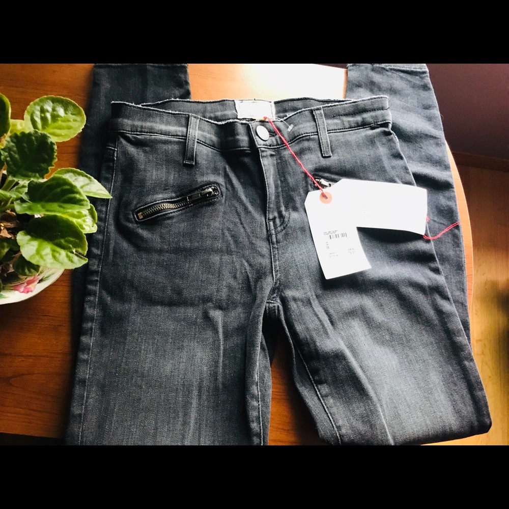 NWT - Current/Elliot SoHo Zip Stiletto Caliber Destroy Skinny Jeans